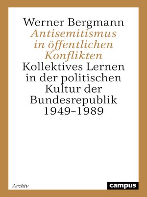 cover image of Antisemitismus in öffentlichen Konflikten